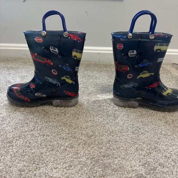 HugRain Light Up Rain Boots for Little Kids 8 toddler - Picture 5 of 5